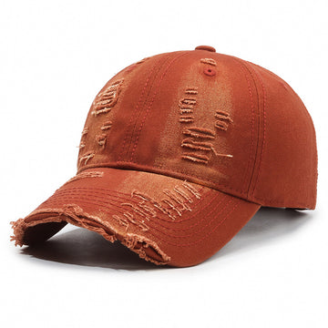 Warm autumn tones meets edgy distressing. A standout accessory with a vintage-wash finish.
