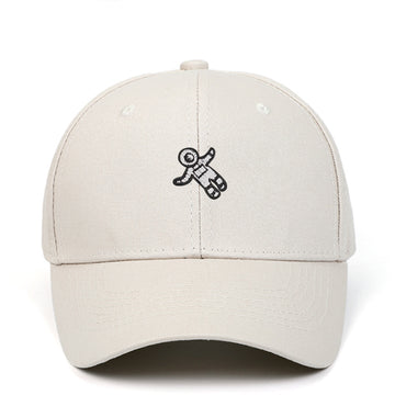 Light Grey Minimalist Cap with Cross Embroidery – Clean, Soft & Versatile