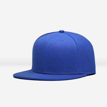 Men’s Blue Snapback Cap – Urban Streetwear Hat with Minimal Logo