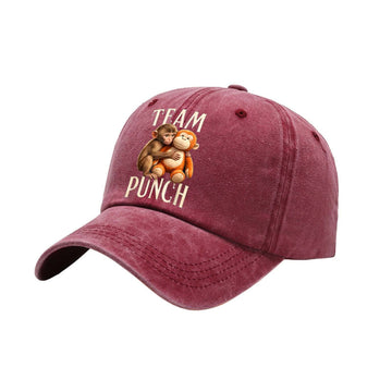 Solid-color Washed Distressed Vintage Baseball Cap