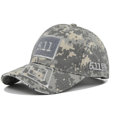 Sleek grey pixel camo. A cool-toned, tactical accessory for a modern urban look.