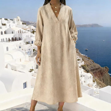 Desert Sand: Sophisticated beige neutral. Lightweight, breathable fabric that's perfect for resort wear or lounging.