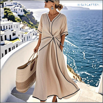 Ethereal Wrap: Flattering cinched waist with a full, tiered-style skirt. Elegant, timeless, and effortlessly chic.