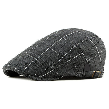 Sleek dark grey with subtle intersecting lines. High-quality craftsmanship and fit.