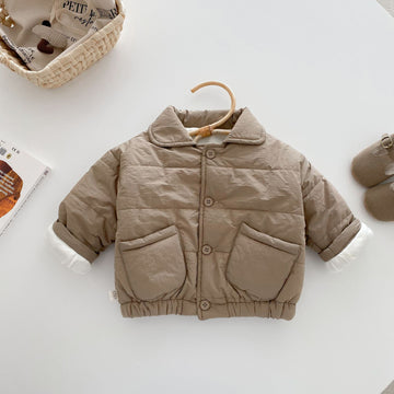 Cozy Essential: Breathable and insulated outer shell with a soft inner lining. A timeless winter staple that pairs effortlessly with any baby outfit.