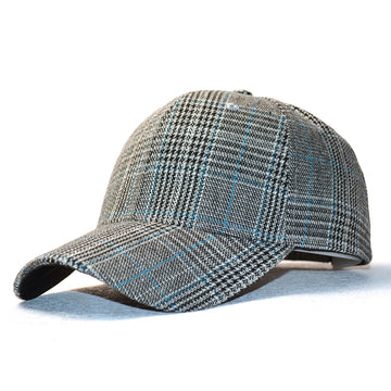 A cool, modern take on plaid. High-quality stitching on a breathable cotton-blend crown.
