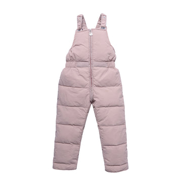 Dusty Rose: Charming pale pink snow overalls with a premium quilted pattern. Soft, breathable, and perfect for keeping cozy in the frost.