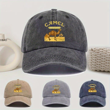 Mens Outdoor Simple All-Match Embroidered Letter Baseball Cap