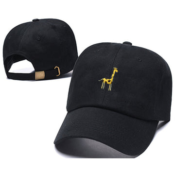 Deep black washed cotton. Features a small, high-quality giraffe icon for a unique touch.
