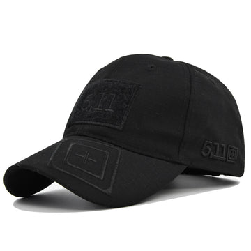 Solid jet-black tactical cap. Minimalist, rugged, and perfect for high-intensity training or daily wear.