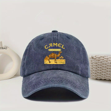 Iconic navy blue with a "lived-in" feel. High-quality stitching and a curved brim.