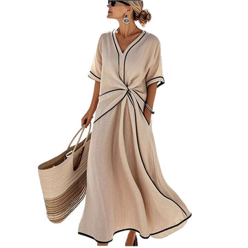 Ethereal Wrap: Flattering cinched waist with a full, tiered-style skirt. Elegant, timeless, and effortlessly chic.