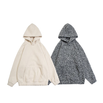 Unisex Thickened Versatile Contrast Color Sweater Top