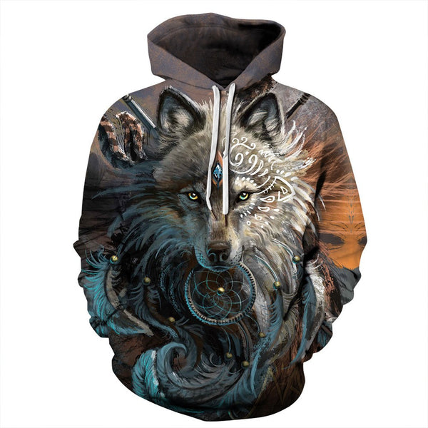 Autumn And Winter Fashion 3D Digital Printed Hoodie