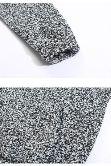 Unisex Thickened Versatile Contrast Color Sweater Top