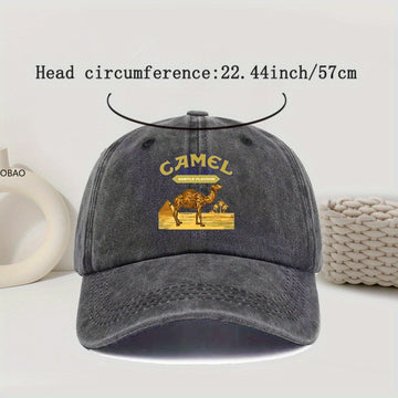 Mens Outdoor Simple All-Match Embroidered Letter Baseball Cap